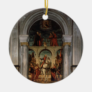 St. Vitalis en Saints Keramisch Ornament