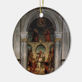 St. Vitalis en Saints Keramisch Ornament (Links)