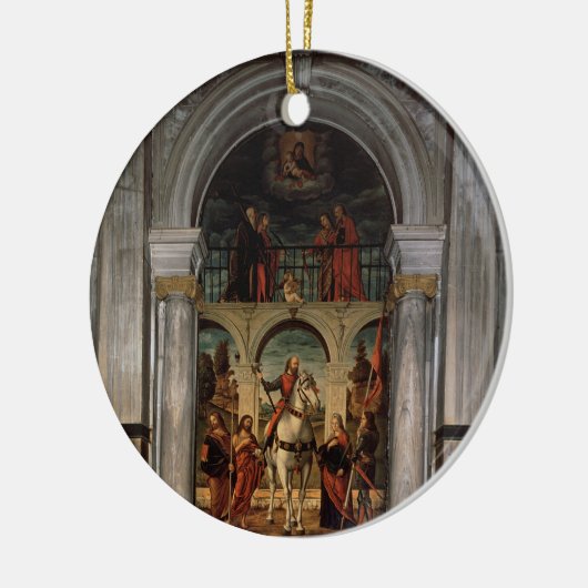 St. Vitalis en Saints Keramisch Ornament (Links)