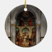 St. Vitalis en Saints Keramisch Ornament (Achterkant)