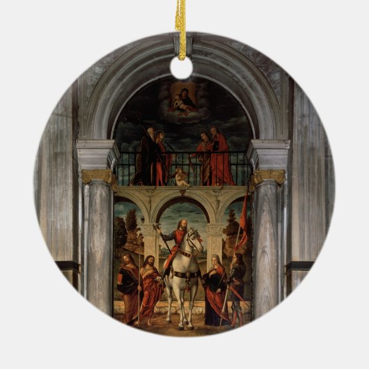 St. Vitalis en Saints Keramisch Ornament (Achterkant)