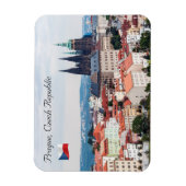 St. Vitus Cathedral en Prague Cityscape - Tsjechië Magneet (Verticaal)