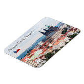 St. Vitus Cathedral en Prague Cityscape - Tsjechië Magneet (Linkerzijde)