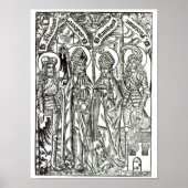 St. Wenceslaus, Adalbert, Stanislaus St. Florian Poster (Voorkant)