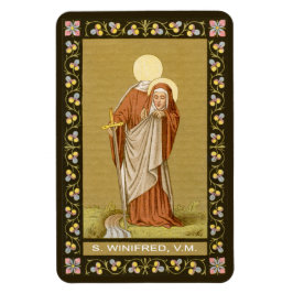 St. Winifred of Wales (P 002) Magneet