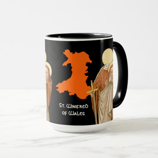 St. Winifred of Wales (P 002) Mok (Voorkant rechts)