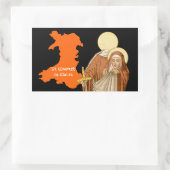 St. Winifred of Wales (P 002) Rechthoekige Sticker (Tas)