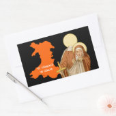 St. Winifred of Wales (P 002) Rechthoekige Sticker (Envelop)