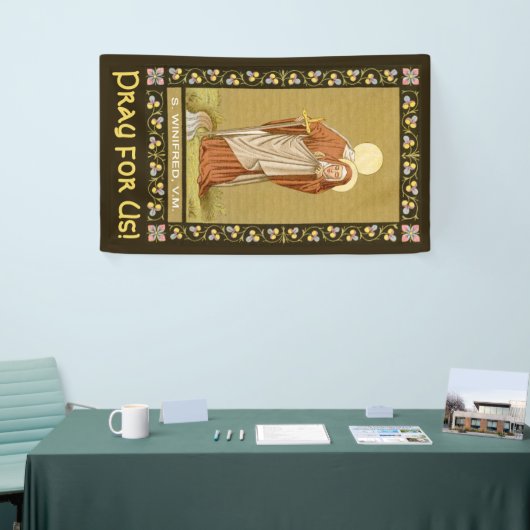 St. Winifred of Wales (P 002) Spandoek (Beurs)