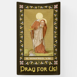 St. Winifred of Wales (P 002) Spandoek