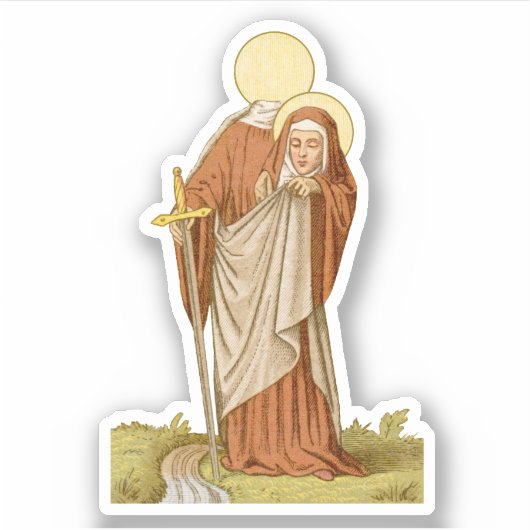 St. Winifred of Wales (P 002) Sticker (Voorkant)