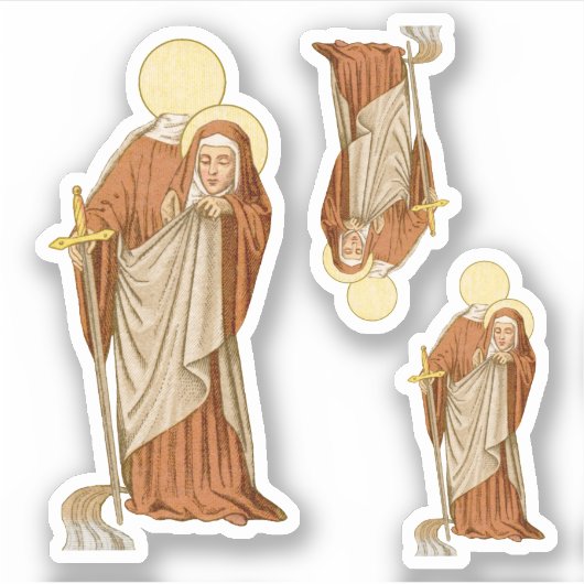 St. Winifred of Wales (P 002) Sticker (Voorkant)
