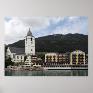 St.Wolfgang aan de Wolfgangsee, Salzburg Oostenrij Poster