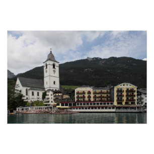 St.Wolfgang am Wolfgangsee, Salzburg Österreich Perfect Poster