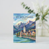St. Wolfgang Oostenrijk Briefkaart (Staand voorkant)