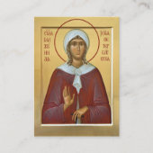 St. Xenia of Petersburg Orthodox Prayer Card Plaatskaartje (Voorkant)