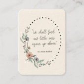 St. Zelie Martin Consolation Miscara Heilige Kaart Visitekaartje (Voorkant)