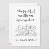 St. Zelie Martin Miscardie Sympathikaart (Voorkant / Achterkant)