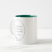 St. Zelie Martin Miskrab Tweekleurige Koffiemok (Voorkant links)