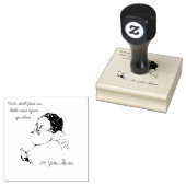 St. Zelie Martin Quote Baby Miskraam Rubberstempel (Gestempeld)