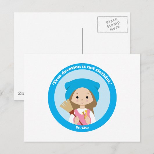 St. Zita Briefkaart (Voorkant / Achterkant)