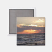 STA60639, Vero Beach Herinneringen Magneet (Voorkant / Achterkant)