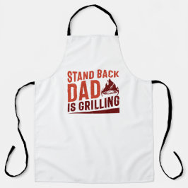 Sta achterover, papa is aan het grillen! schort