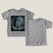 Sta alleen als een wolf T-shirt (Ontwerp Voorkant & Achterkant)
