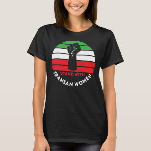 Sta bij Iraanse vrouwen - vrij Iran T-shirt