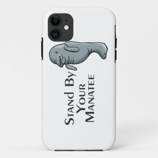 Sta Bij Je Lamantijn Case-Mate iPhone Case (Achterkant)