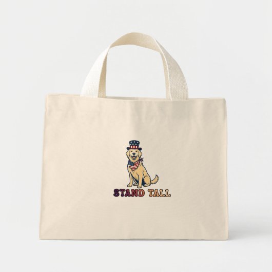 STA ER RECHT MINI TOTE BAG (Voorkant)