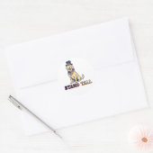 STA ER RECHT RONDE STICKER (Envelop)