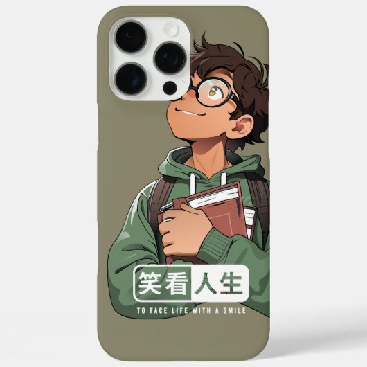 Sta het leven met een glimlach tegemoet Case-Mate iPhone case (Achterkant)