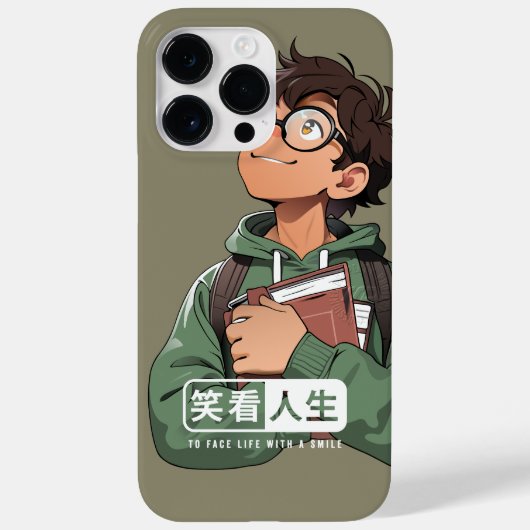Sta het leven met een glimlach tegemoet Case-Mate iPhone case (Achterkant)