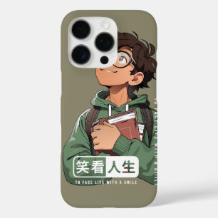 Sta het leven met een glimlach tegemoet iPhone 16 pro hoesje