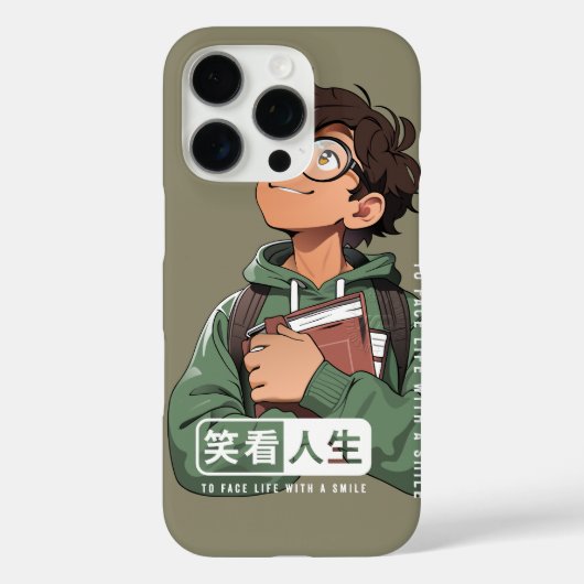Sta het leven met een glimlach tegemoet Case-Mate iPhone case (Achterkant)