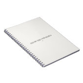 Sta het Ontwikkelende Notitieboek – Zachte Minimal (Rechterzijde)