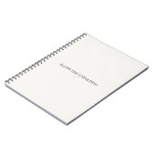 Sta het Ontwikkelende Notitieboek – Zachte Minimal (Linkerzijde)