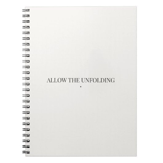 Sta het Ontwikkelende Notitieboek – Zachte Minimal (Voorkant)