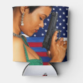 Sta hoog en stabiel voor vrijheid! blikjeskoeler (Voorkant)