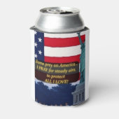 Sta hoog en stabiel voor vrijheid! blikjeskoeler (Blikje Achterkant)