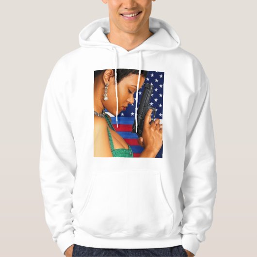 Sta hoog en stabiel voor vrijheid! hoodie (Voorkant)