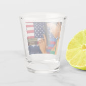 Sta hoog en stabiel voor vrijheid! shot glas (Achterkant)