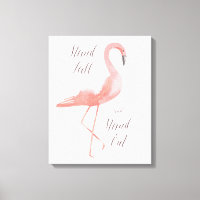Sta hoog | Flamingo inspirerend kunst aan de muur