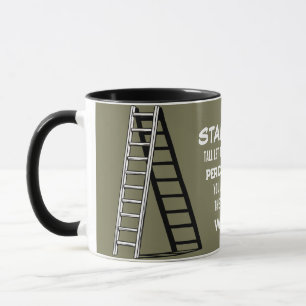 Sta hoog Stoïcijnse quote koffiemok Mok