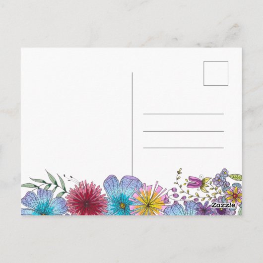 Sta jezelf toe om te dromen grote droomlandschap t briefkaart (Achterkant)