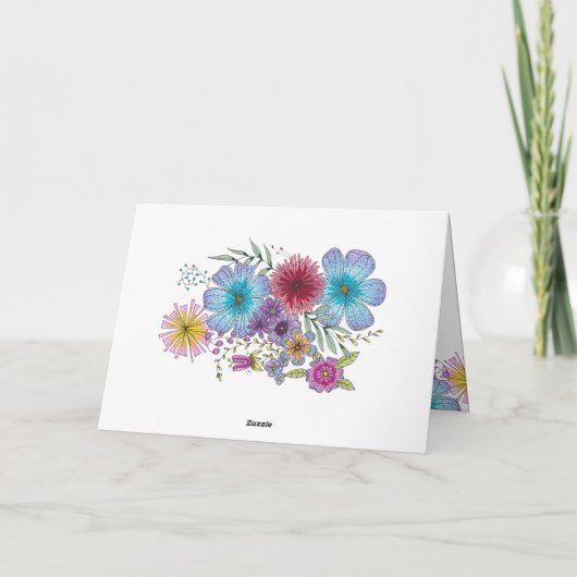 Sta jezelf toe om te dromen grote droomlandschap t kaart (Achterkant)