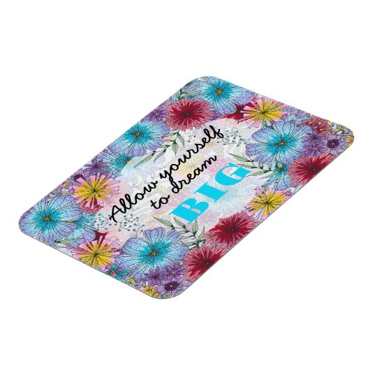 Sta jezelf toe om te dromen grote droomlandschap t magneet (Linkerzijde)