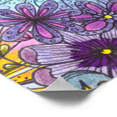 Sta jezelf toe om te dromen grote droomlandschap t poster (Hoek)