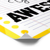 Sta lang en wees trots. Wees jezelf, jij bent Poster (Hoek)